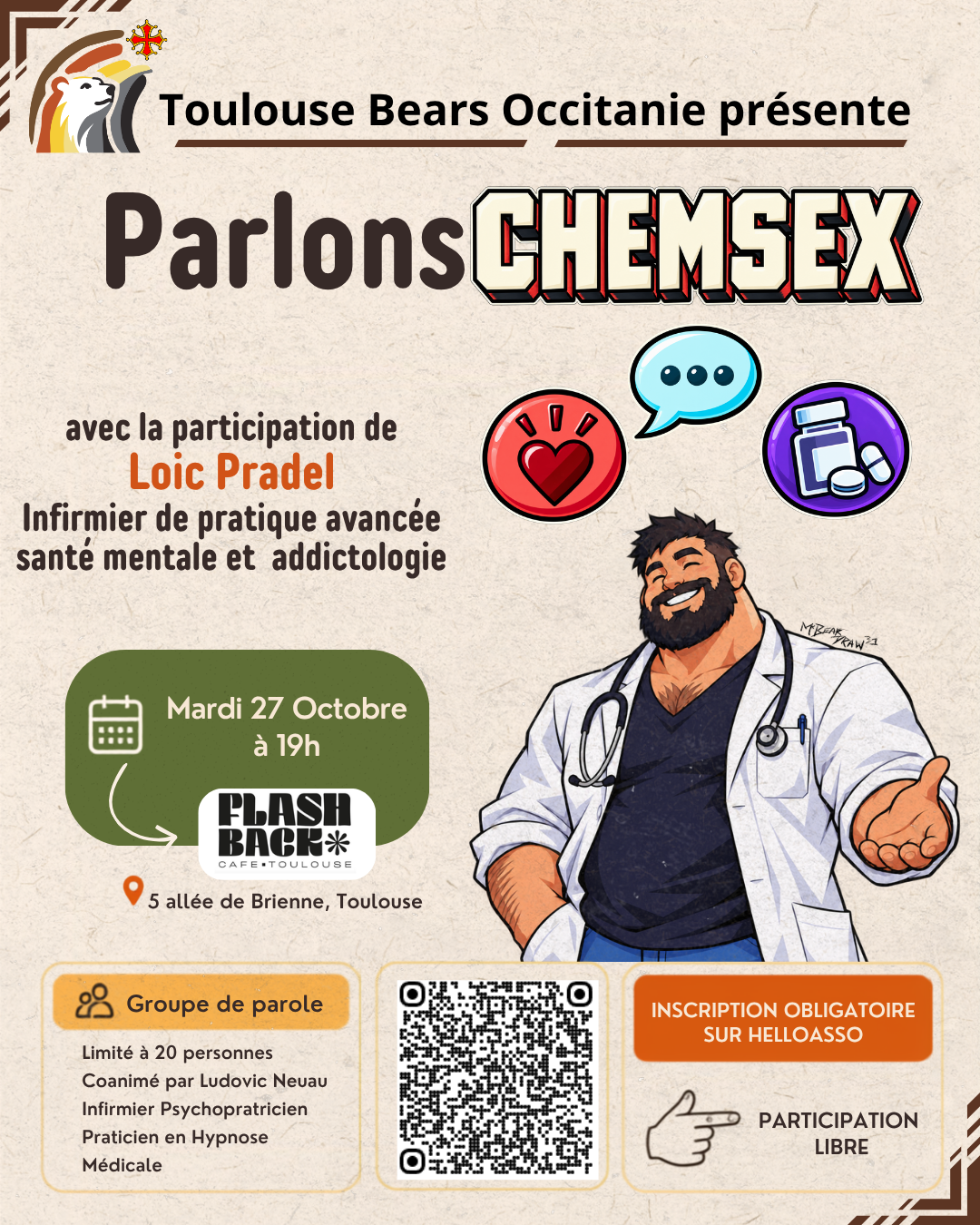 Apéro santé mentale Parlons CHEMSEX
